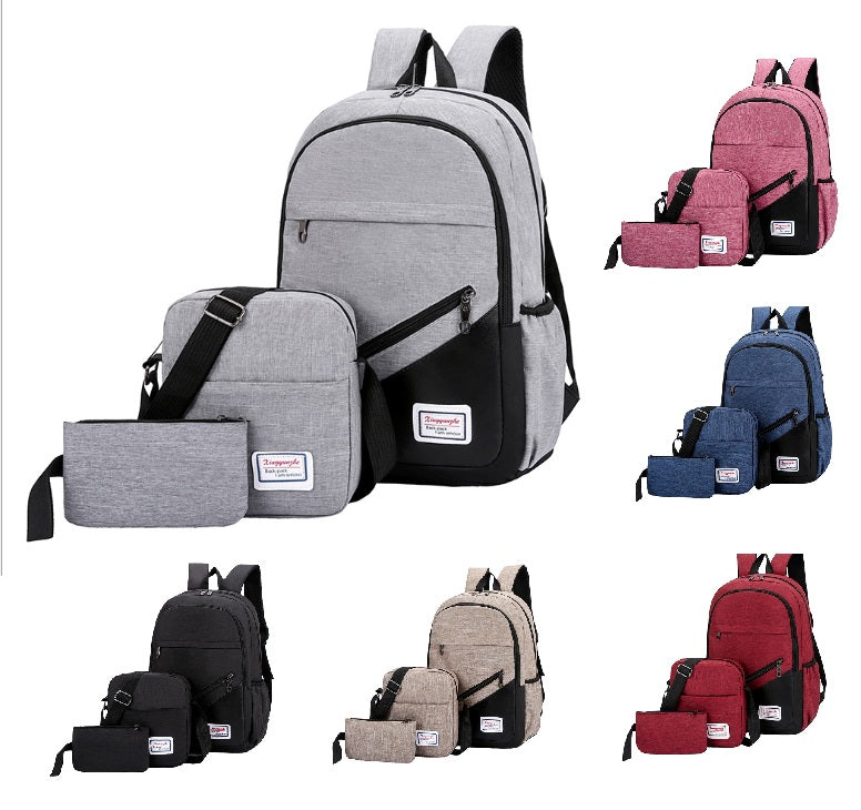Backpack Bags 3 Piece Set - Style 1
