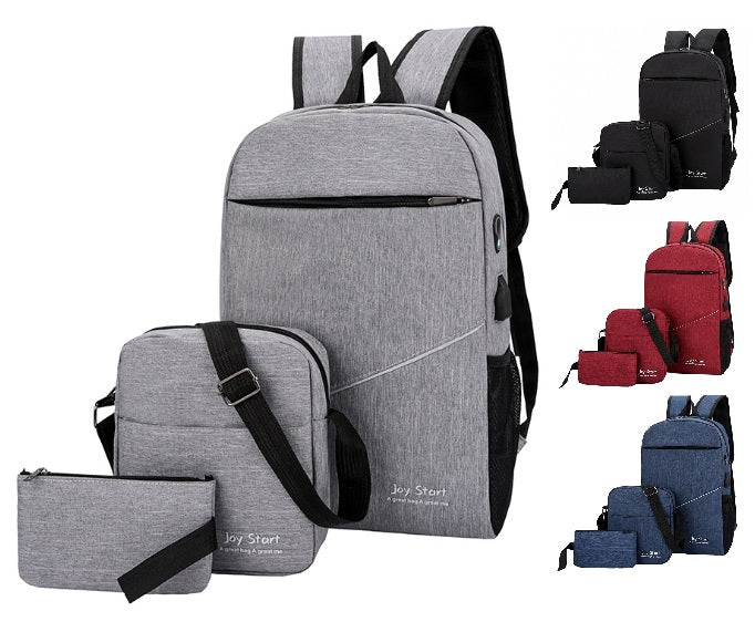 Backpack Bags 3 Piece Set - Style 3